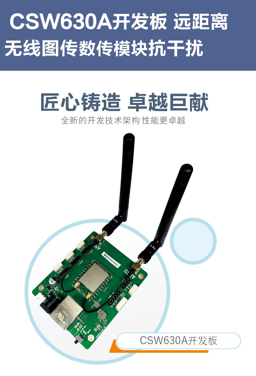 機(jī)器人遠(yuǎn)距離無線數(shù)字圖傳開發(fā)板評估板